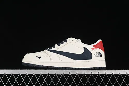All categories Air Jordan Jordan series basketball shoes Air Jordan 1 Low high-end customized low-top sneakers Travis Scott x Fragment Design x Air Jordan 1 Low OG SP AJ1 Joe 1 Supreme North Face Collaboration-off-white red tail black hook low-top cultural casual sneakers DIY1688-0